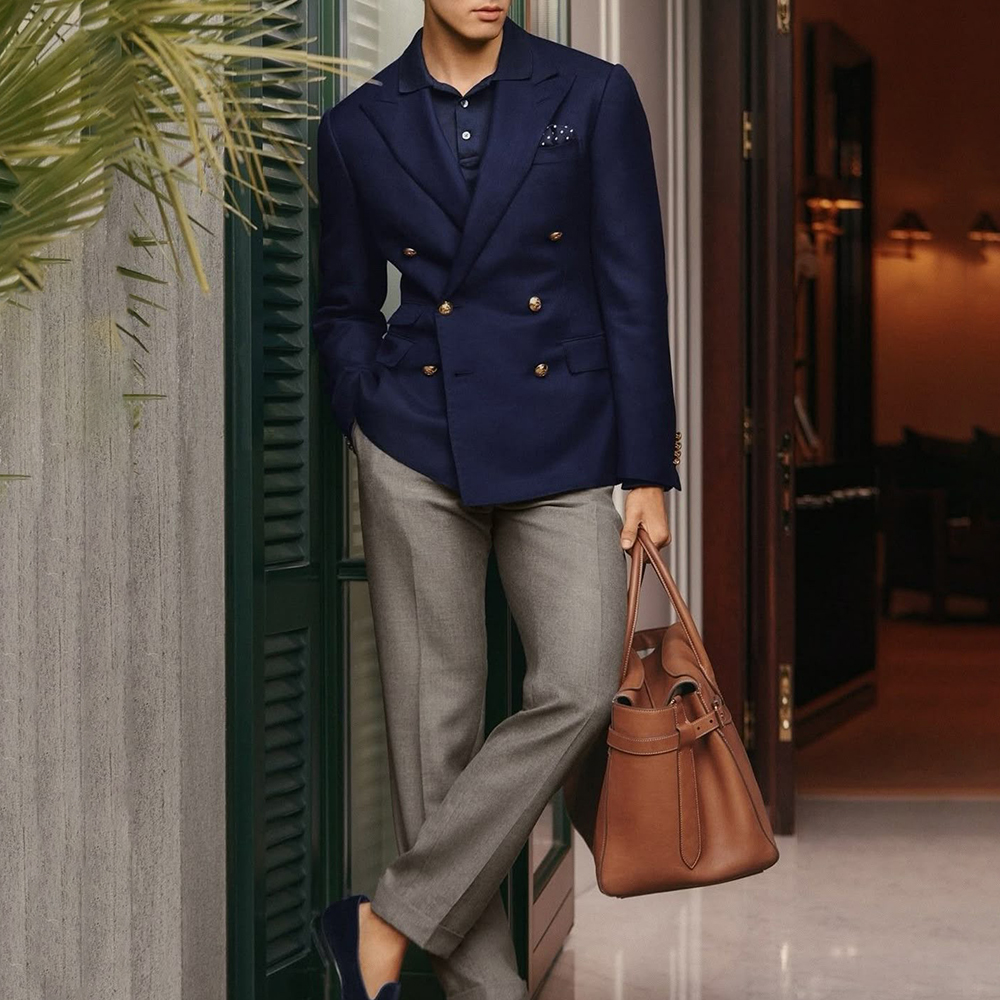 Men Formal Wear Shop - Slim Fit Men's Suit 2Piece(Blazer+Pants) Double