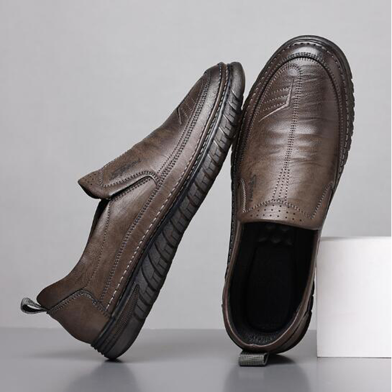 Formal Upper Wear Men - Leather shoes Men's casual shoes leather