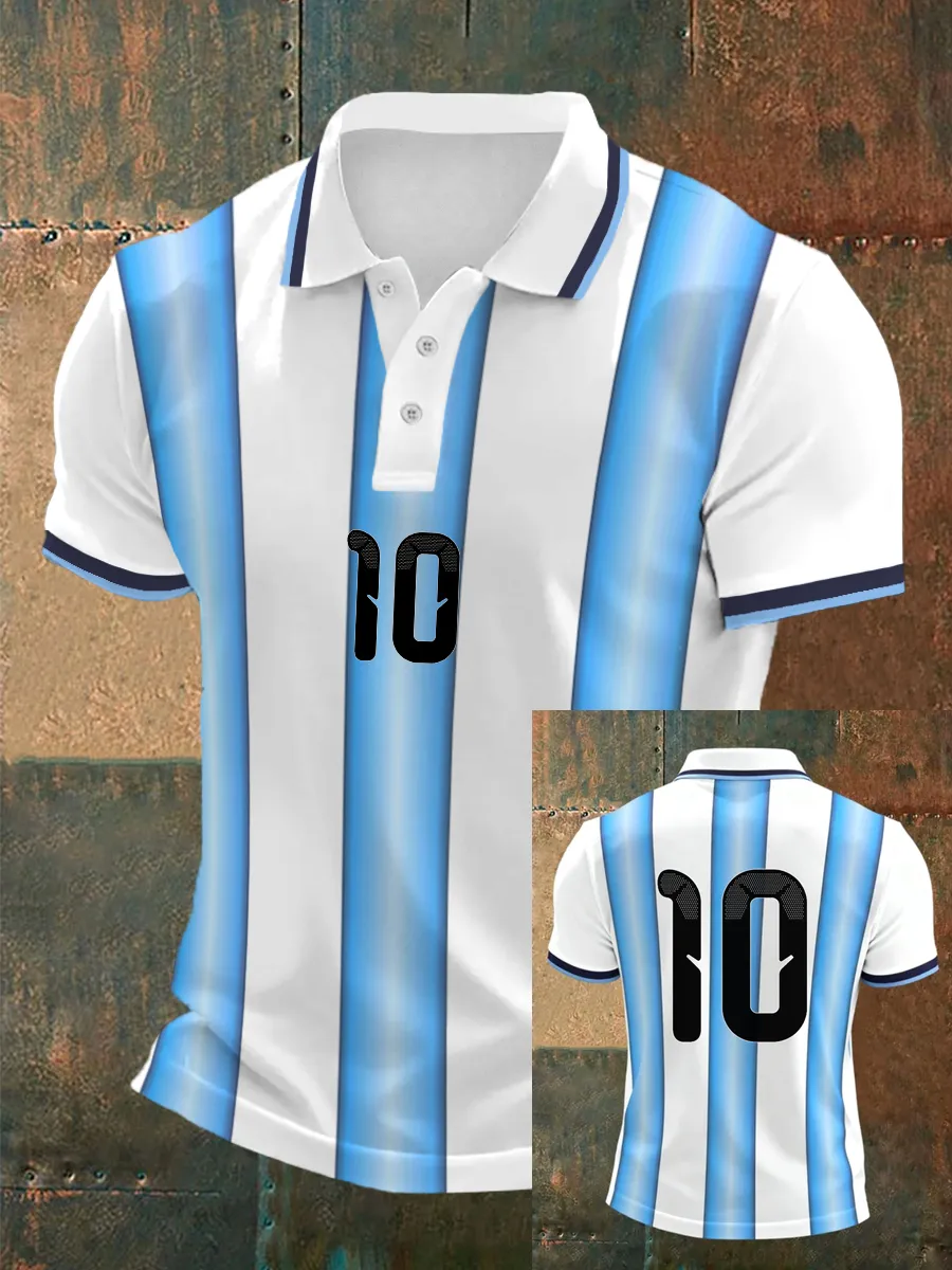 Men'S Used Formal Wear - 2026 Edition Argentine Fan Football Polo