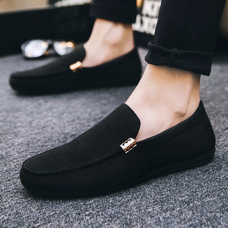 Men'S Formal Party Wear Shoes - Men Casual Shoes Canvas Slip On