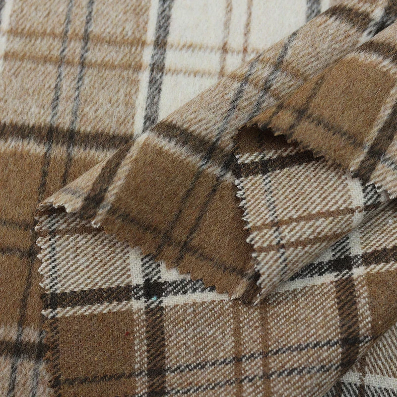 Wool Suit Jacket - 100x148cm Soft Thick Vintage Wool Plaid
