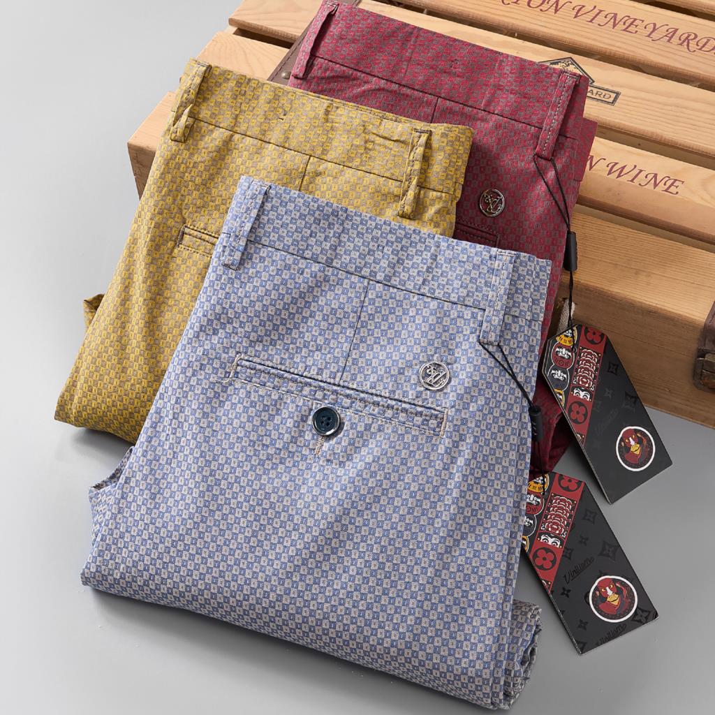 Men'S Used Formal Wear - Plaid Casual Pants Men Korea Fashion