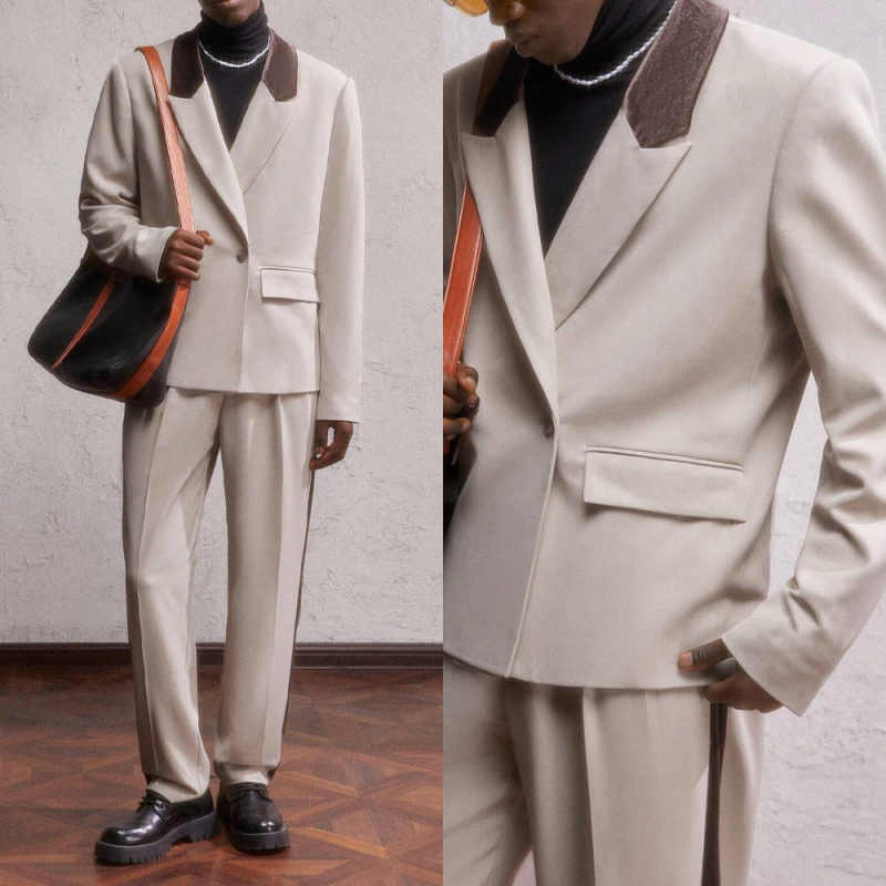 Men Formal Wear Shop - Simplicity Men Suit 2 Pieces Jacket