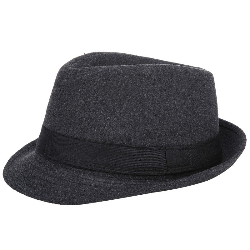 Men'S Vintage Formal Wear - Men Autumn Winter Wool Fedora Hat,