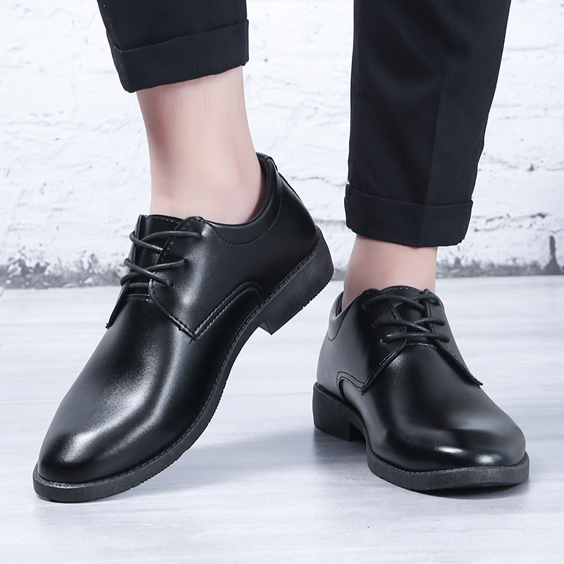 Leather Dress Shoes Trendy Men - Men'S Formal Party Wear Shoes ulasan dan harga