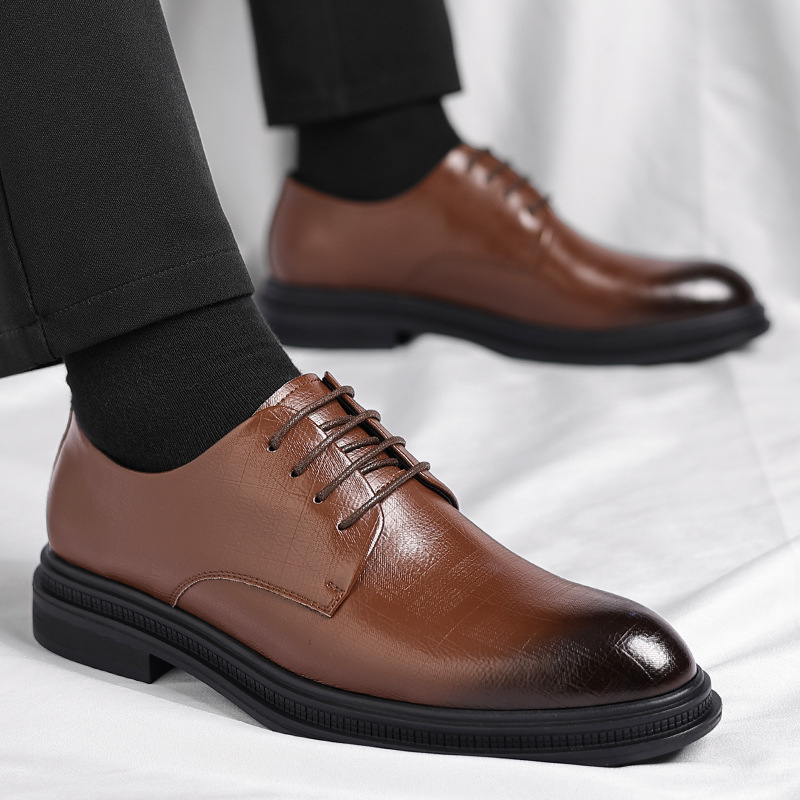 Mens Black Vintage Genuine Lea - Men'S Formal Party Wear Shoes ulasan dan harga
