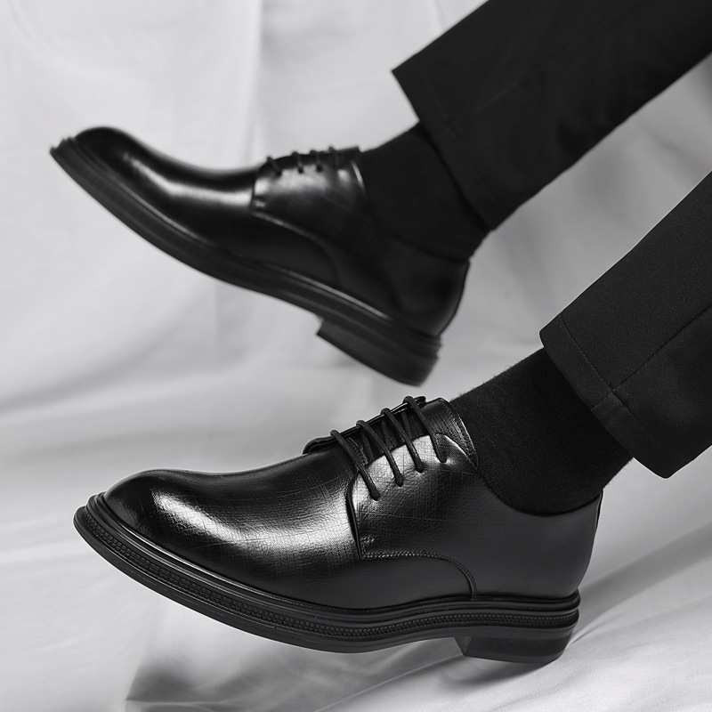 Mens Black Vintage Genuine Lea - Men'S Formal Party Wear Shoes ulasan dan harga