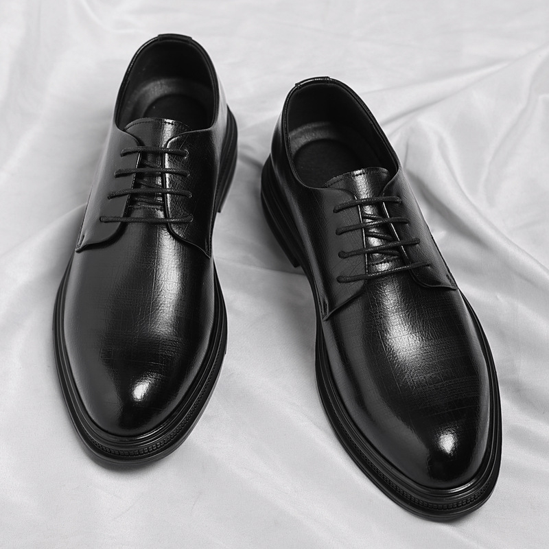 Mens Black Vintage Genuine Lea - Men'S Formal Party Wear Shoes ulasan dan harga
