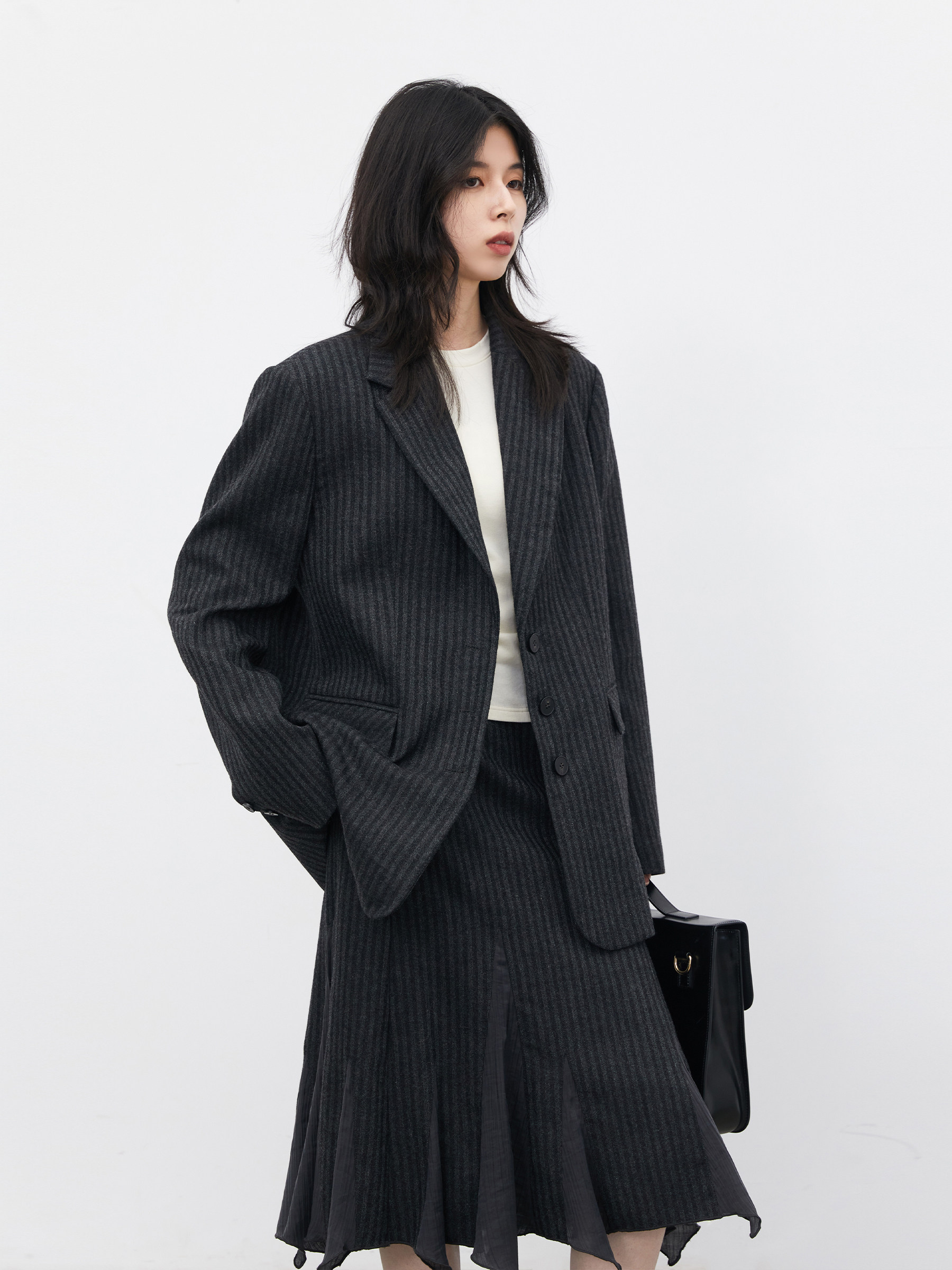 CHIC VEN Fashion Women Woolen  - Wool Suit Jacket ulasan dan harga