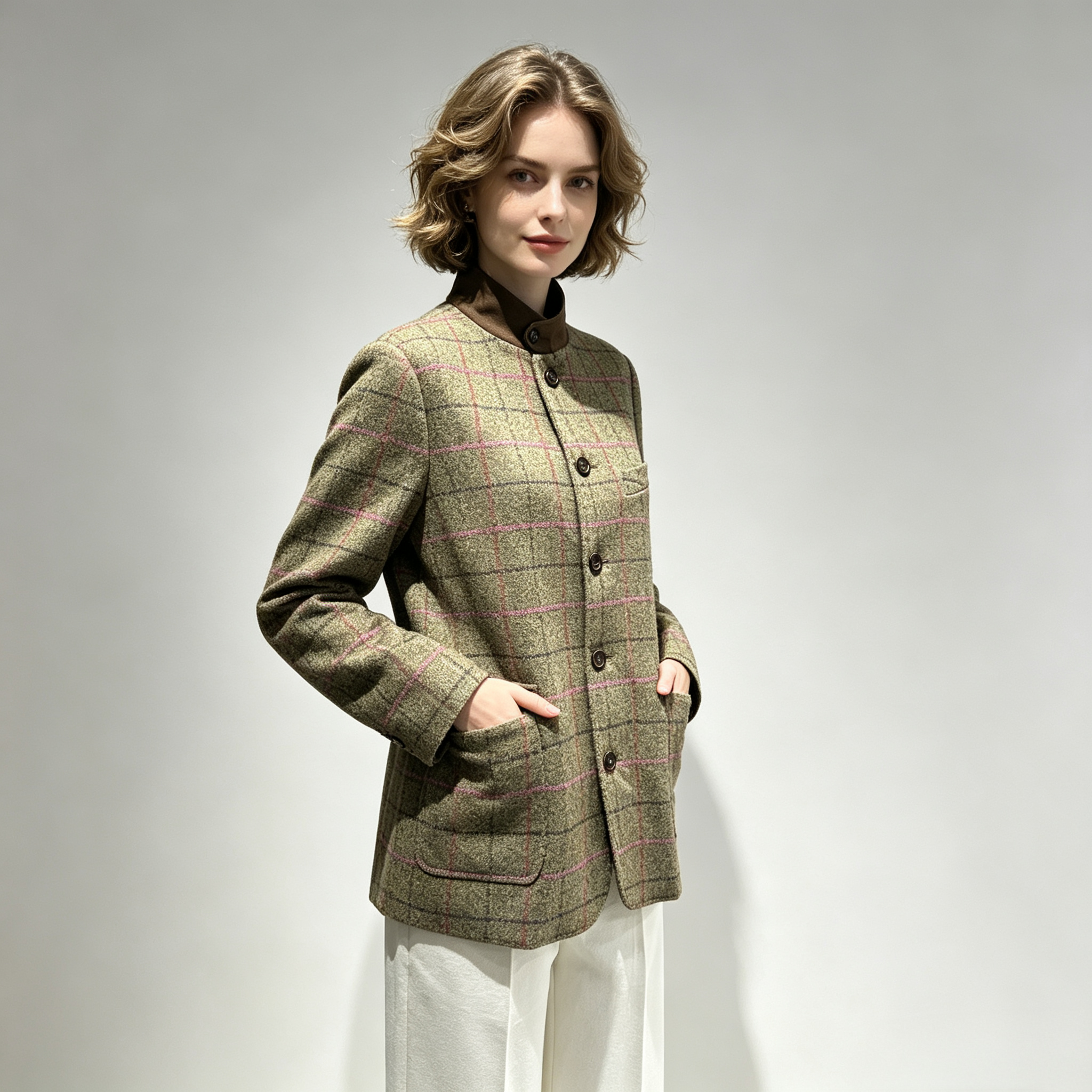 Women's 100%Wool Jacket Commut - Wool Suit Jacket ulasan dan harga