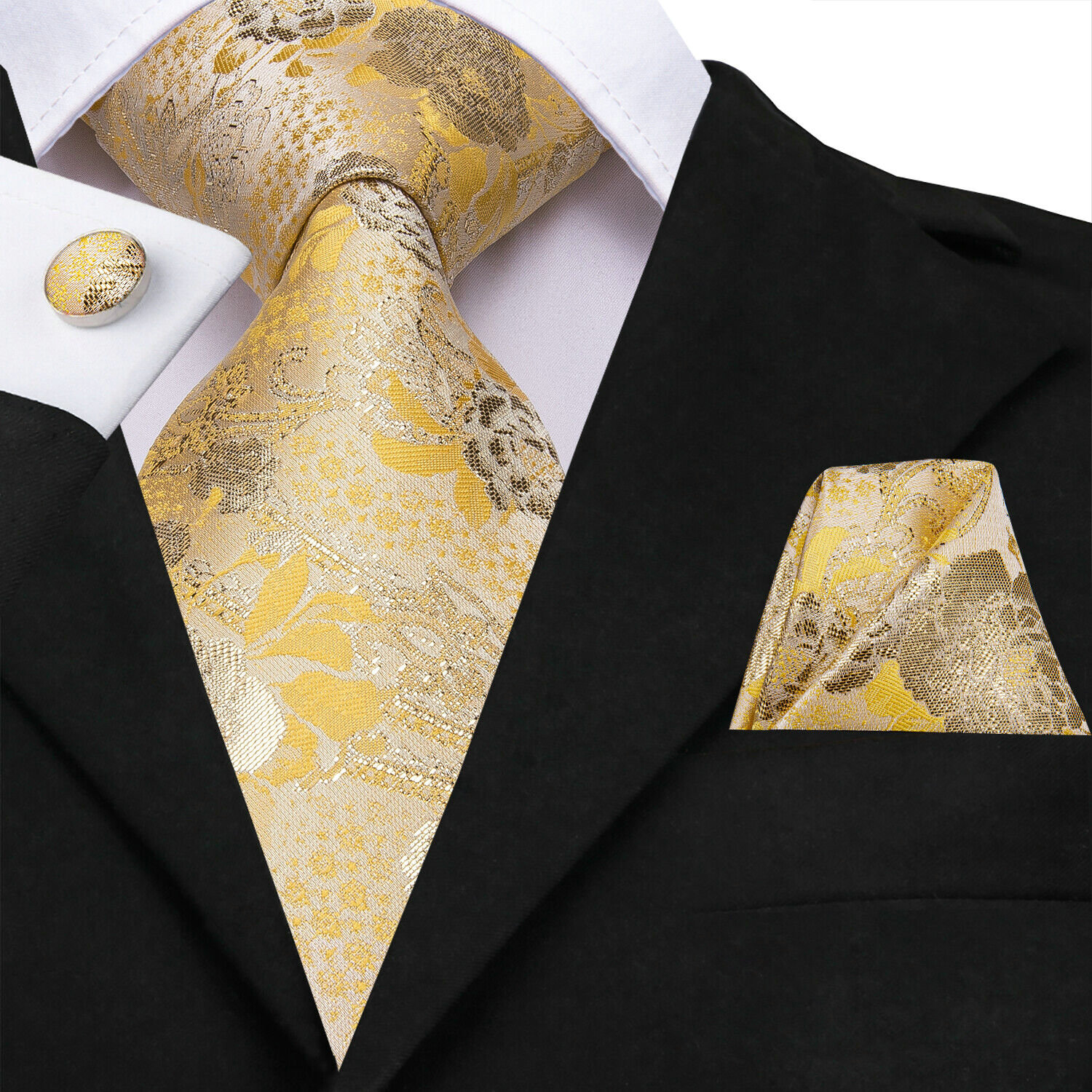VERVEROW Vintage Golden Flower - Men'S Vintage Formal Wear ulasan dan harga