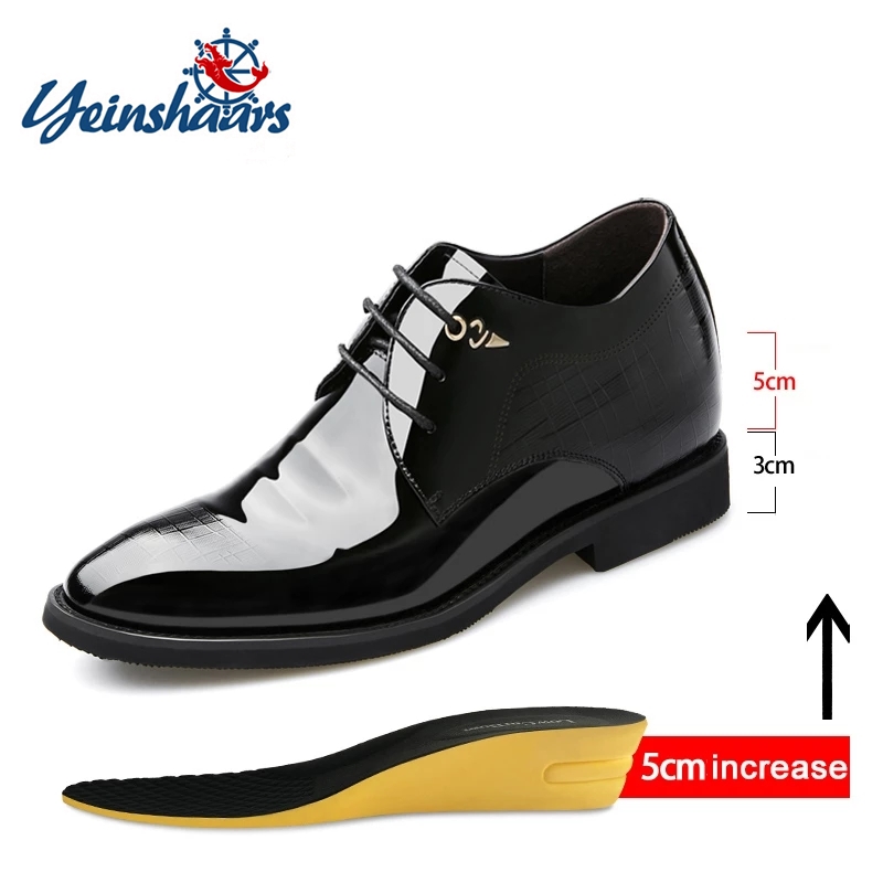3/6/8 Cm Elevator Shoes Men Dr - Men'S Used Formal Wear ulasan dan harga