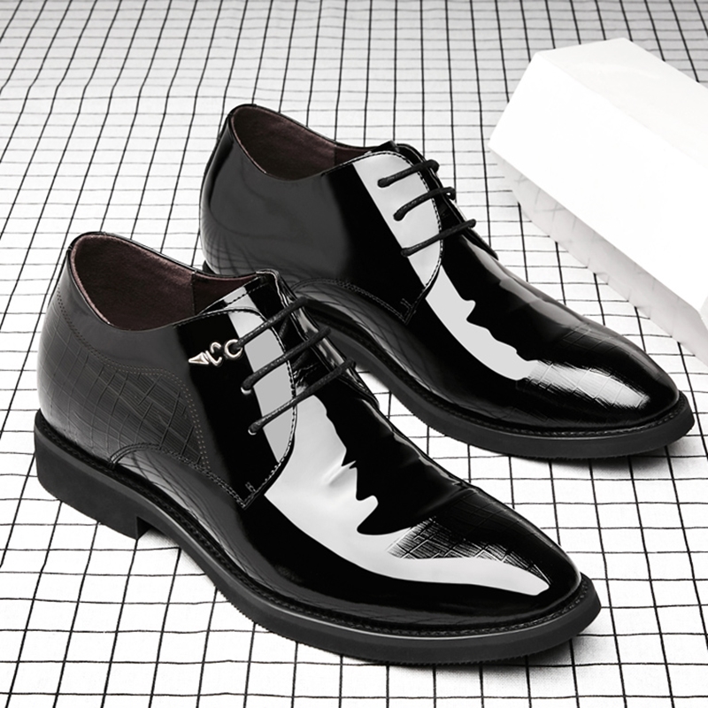 3/6/8 Cm Elevator Shoes Men Dr - Men'S Used Formal Wear ulasan dan harga