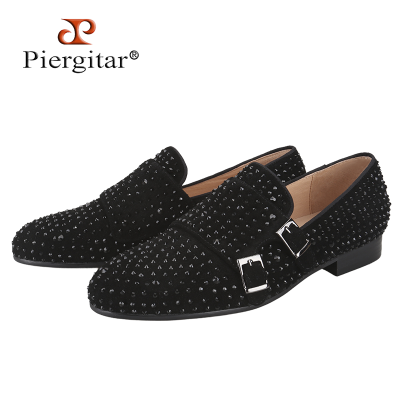 Piergitar New Black Suede Men  - Men'S Formal Party Wear Shoes ulasan dan harga