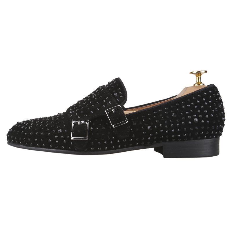 Piergitar New Black Suede Men  - Men'S Formal Party Wear Shoes ulasan dan harga