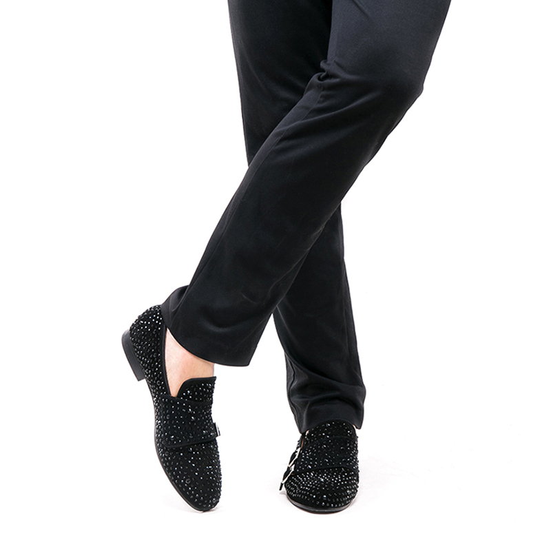 Piergitar New Black Suede Men  - Men'S Formal Party Wear Shoes ulasan dan harga