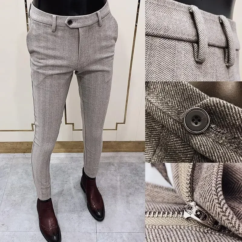 Autumn Winter Thickened Woolen - Men Formal Wear Shop ulasan dan harga