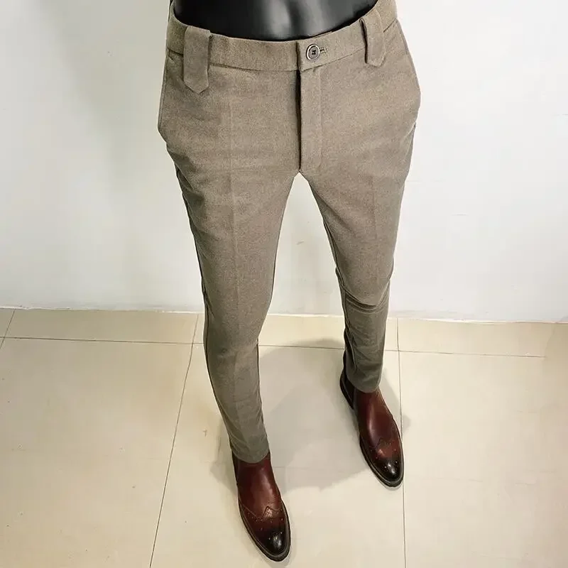 Autumn Winter Thickened Woolen - Men Formal Wear Shop ulasan dan harga