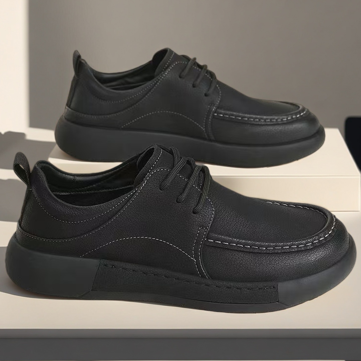 Wide last men business shoes l - Formal Upper Wear Men ulasan dan harga