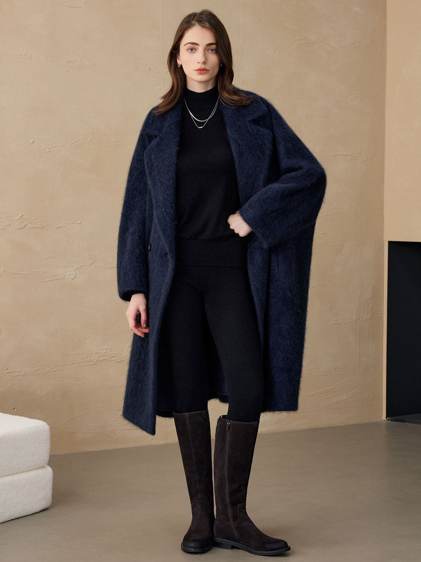 Allingentle Women's Blazer Woo - Wool Suit Jacket ulasan dan harga