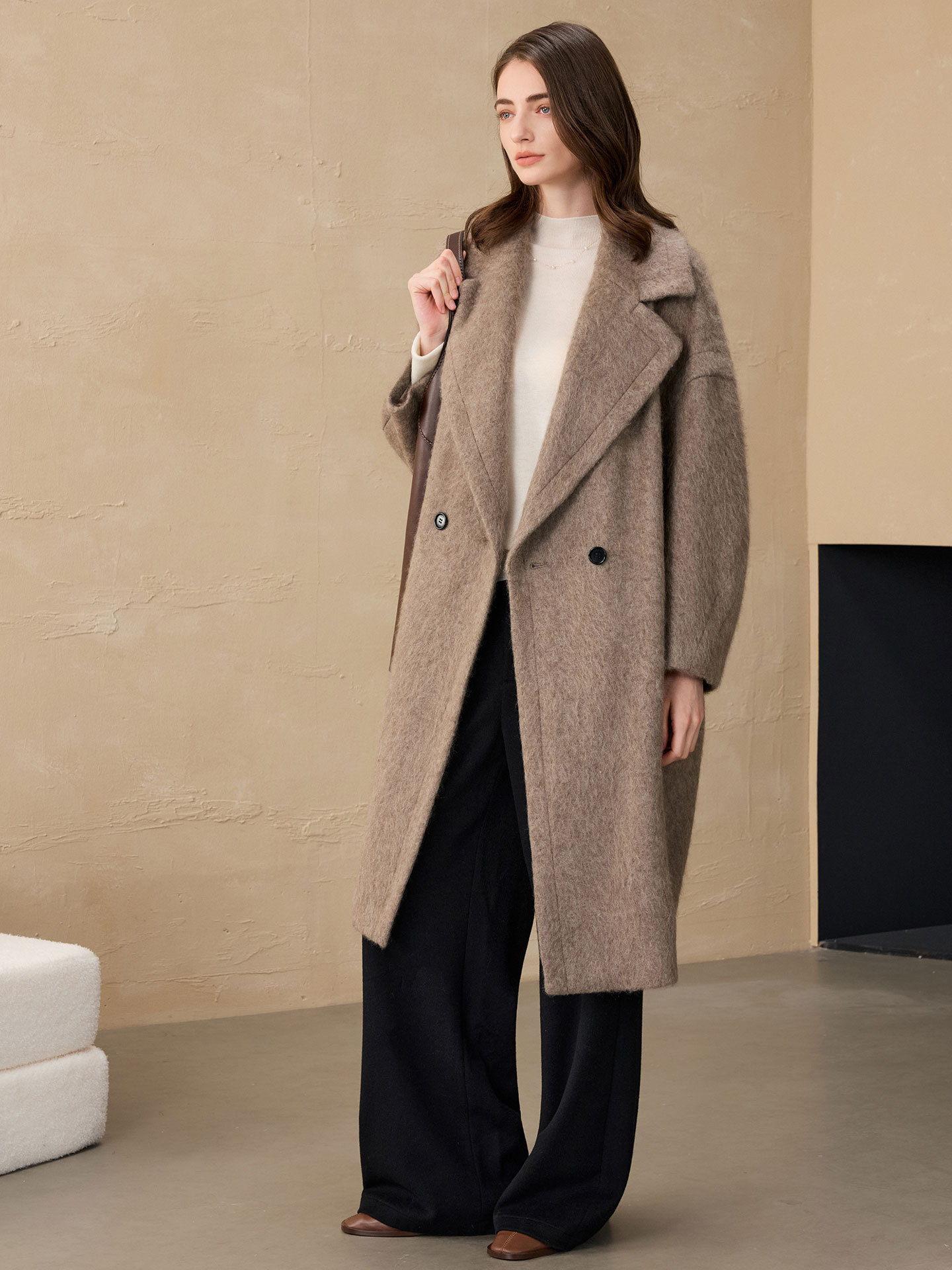 Allingentle Women's Blazer Woo - Wool Suit Jacket ulasan dan harga