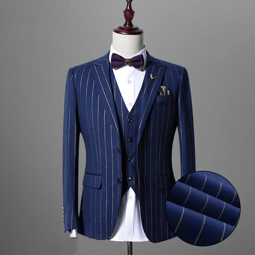 Auriparus flaviceps Gold Strip - Wool Suit Jacket ulasan dan harga