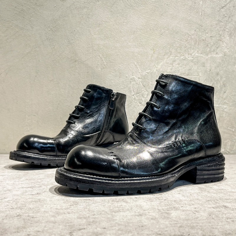 Ethnic Style Washed Horsehide  - Men'S Ethnic & Formal Designer Wear Studio S ulasan dan harga
