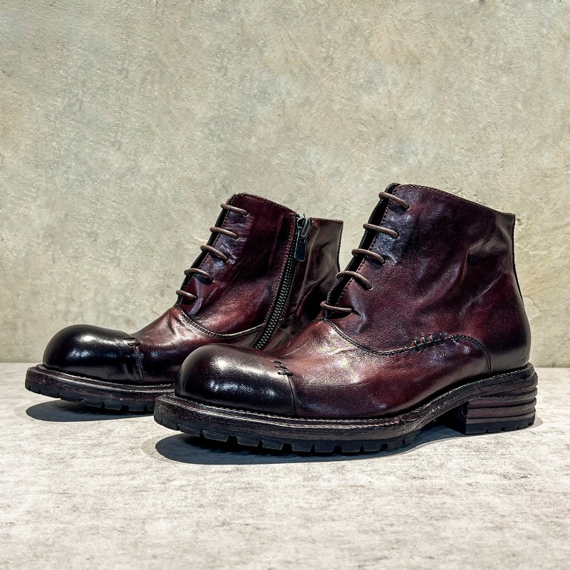 Ethnic Style Washed Horsehide  - Men'S Ethnic & Formal Designer Wear Studio S ulasan dan harga
