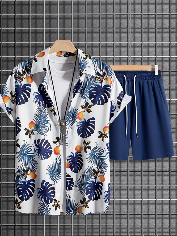 New Summer Fashion Hawaiian Me - Men'S Formal Beach Wear ulasan dan harga