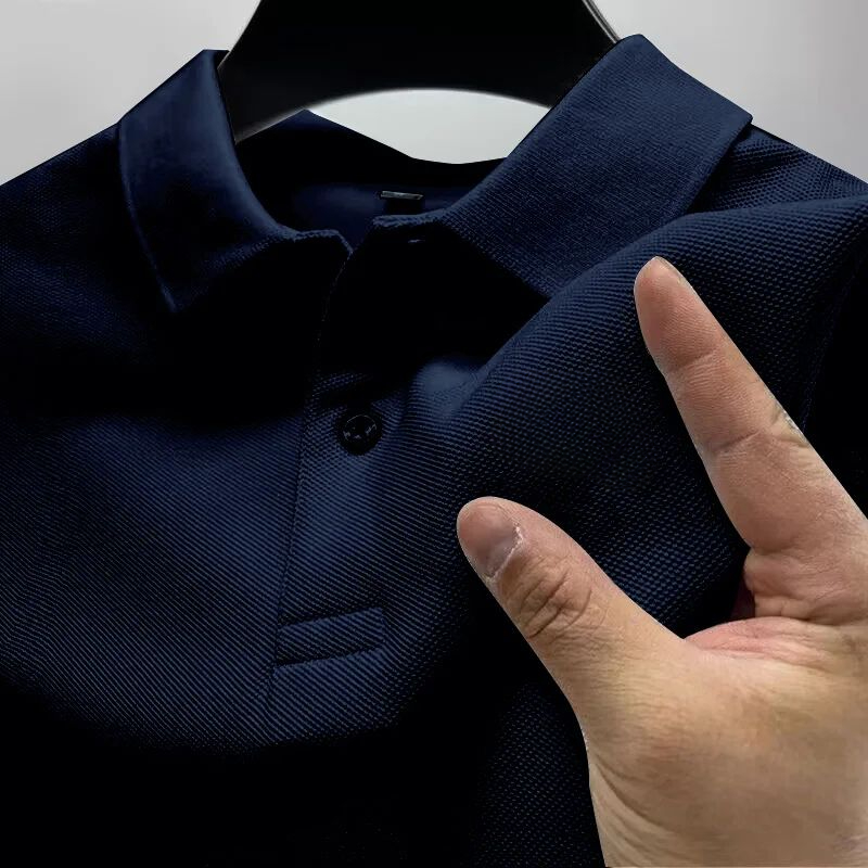 Men's Casual Polo Shirt Black  - Men'S Formal Beach Wear ulasan dan harga