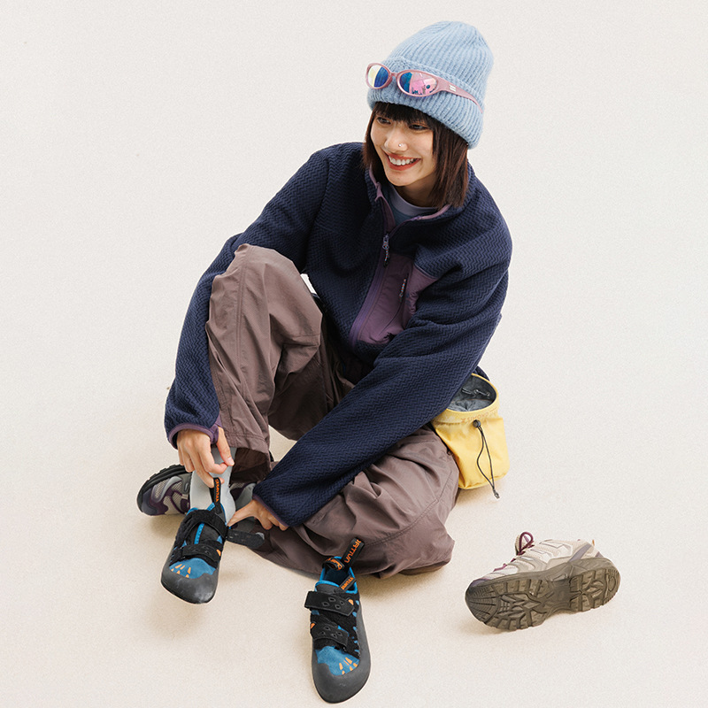 Autumn Winter Polar Fleece Wav - Wool Suit Jacket ulasan dan harga