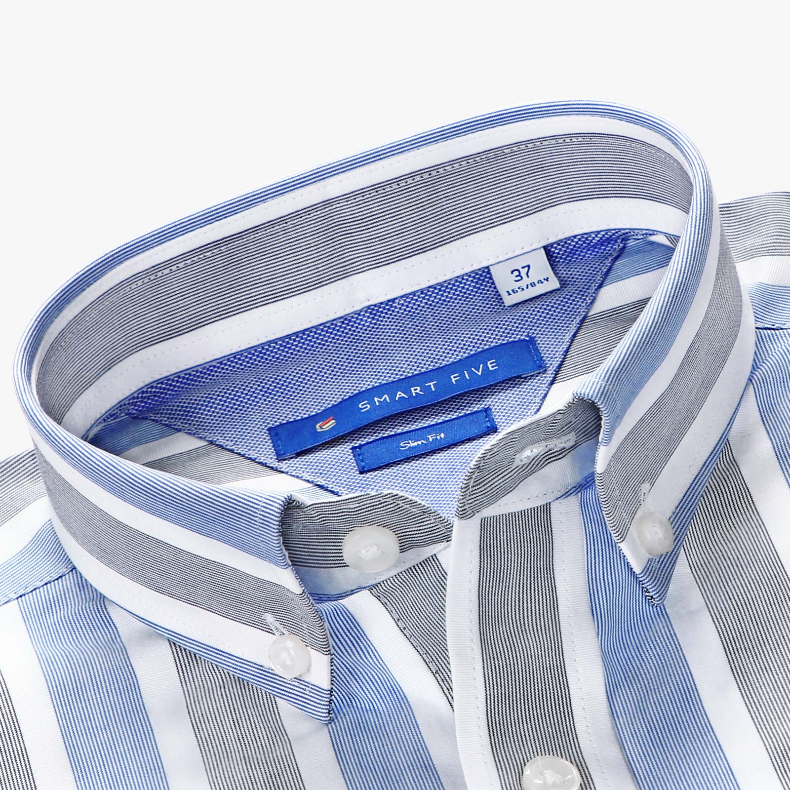 Men's 100% Cotton Striped Shir - Men Formal Wear Brands ulasan dan harga