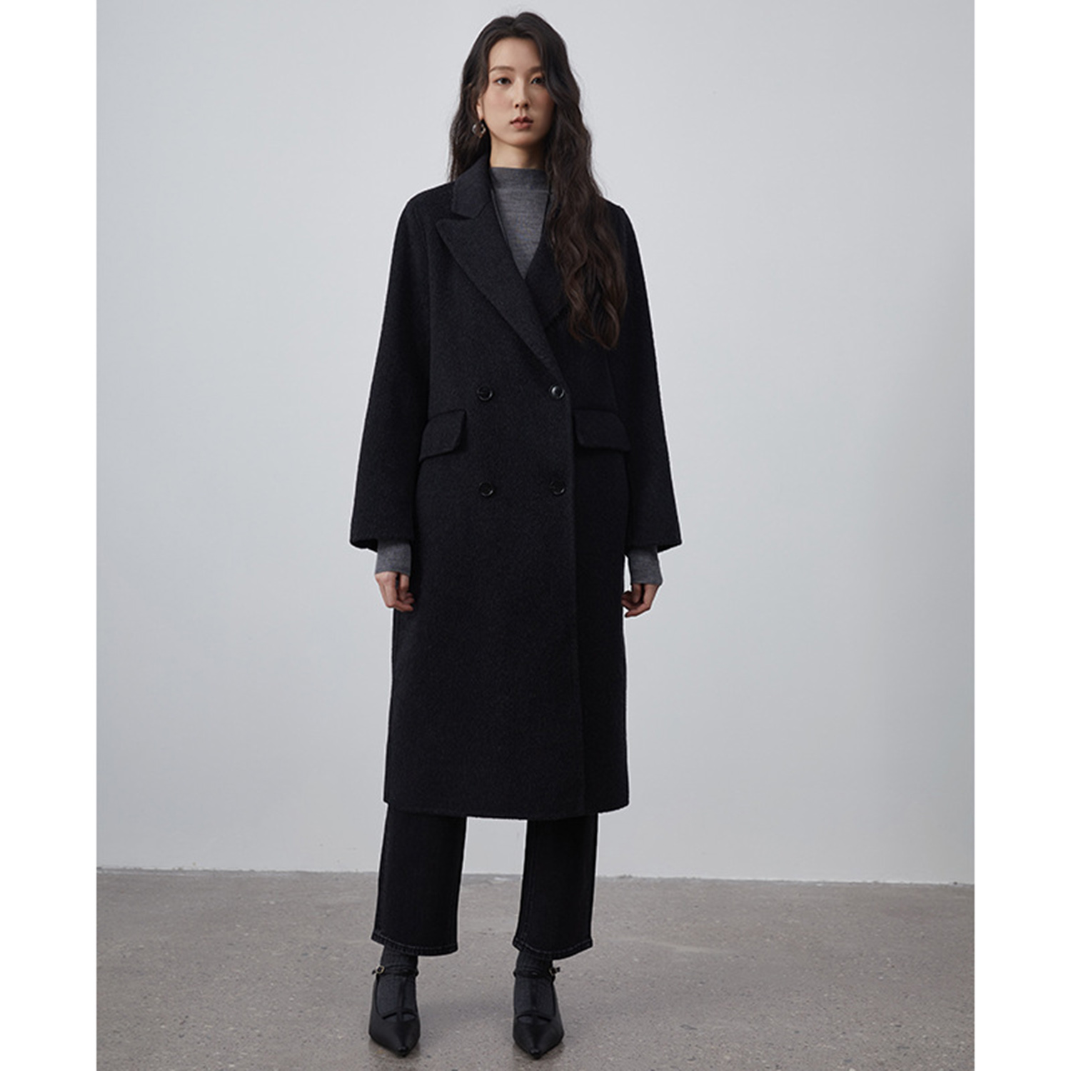 Allingentle Women's Suit Long  - Wool Suit Jacket ulasan dan harga