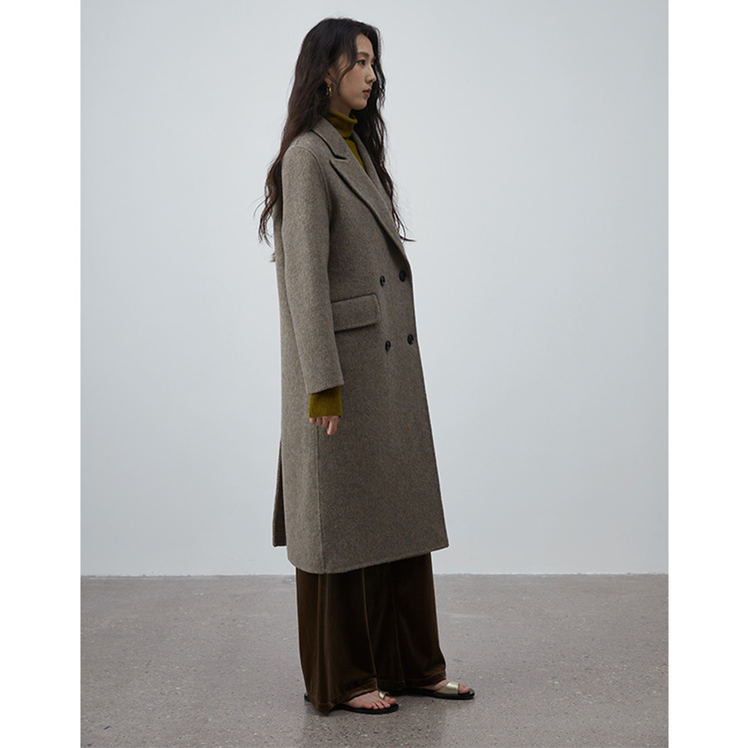 Allingentle Women's Suit Long  - Wool Suit Jacket ulasan dan harga