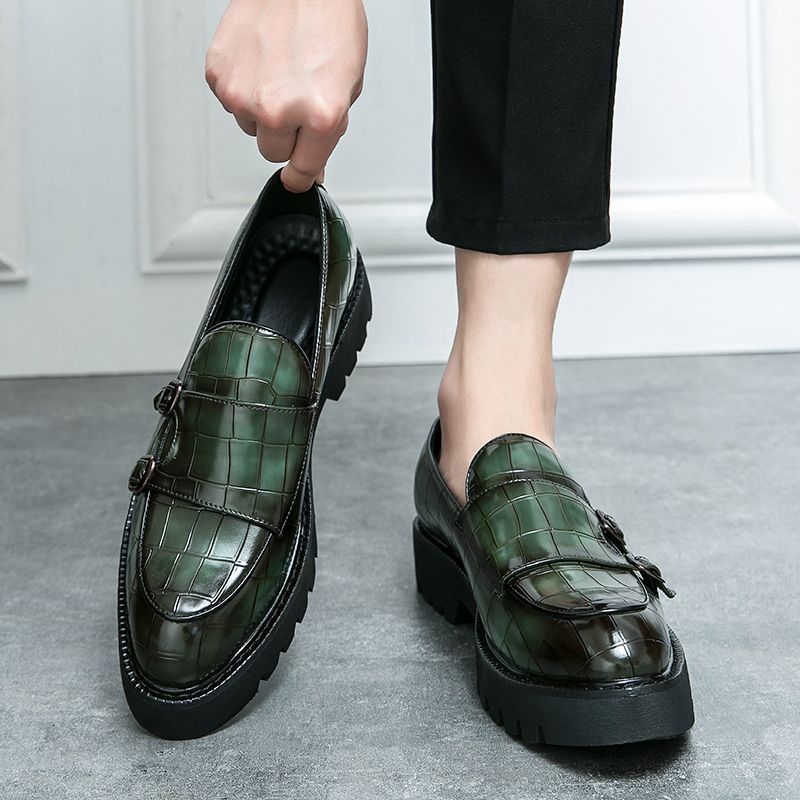 Brand Fashionable Casual Leath - Men Formal Wear Brands ulasan dan harga