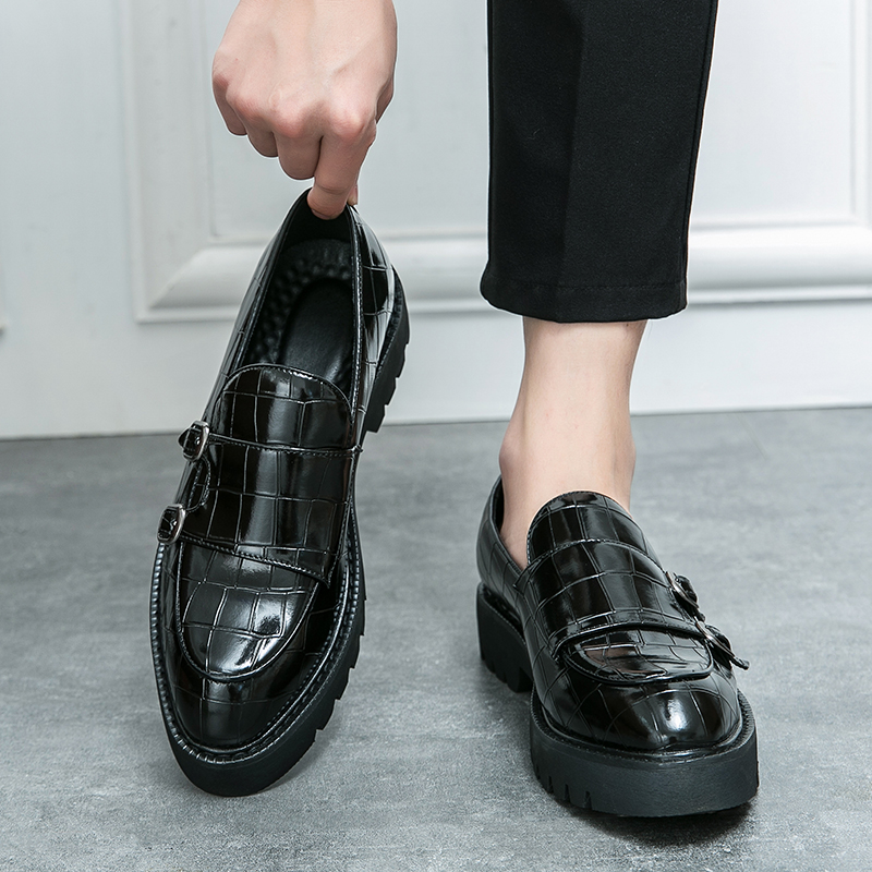 Brand Fashionable Casual Leath - Men Formal Wear Brands ulasan dan harga