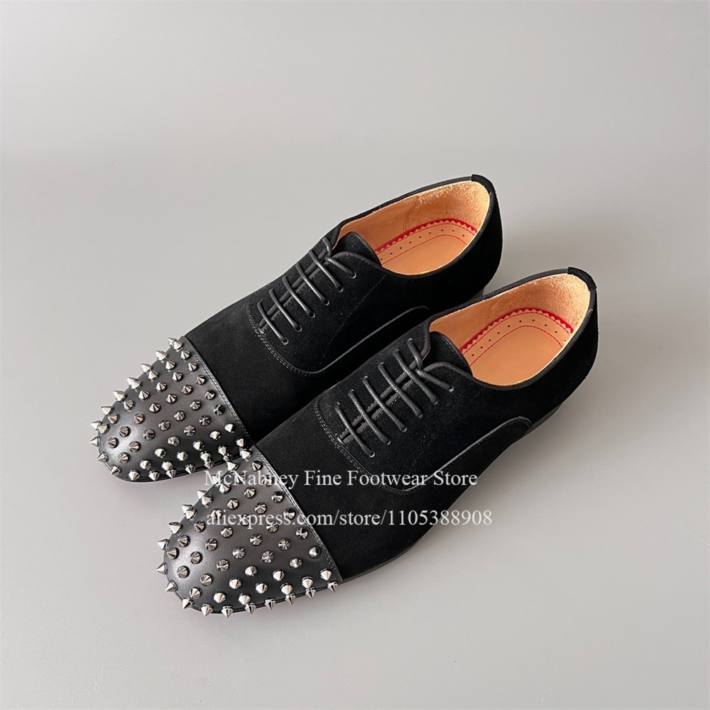 Spike Studs Leather Dress Shoe - Men'S Formal Party Wear Shoes ulasan dan harga