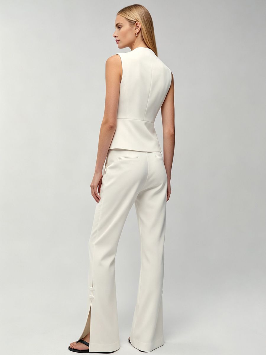 LIMO Women White Chinese Frog  - Men'S Used Formal Wear ulasan dan harga