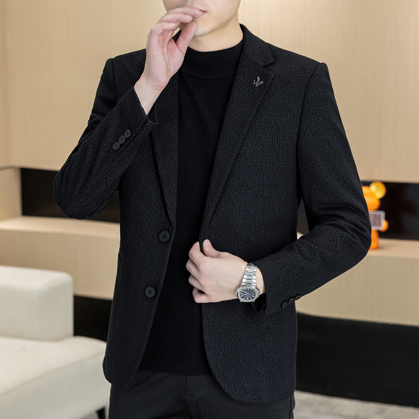 Autumn and Winter New Men's Su - Men Formal Wear Shop ulasan dan harga