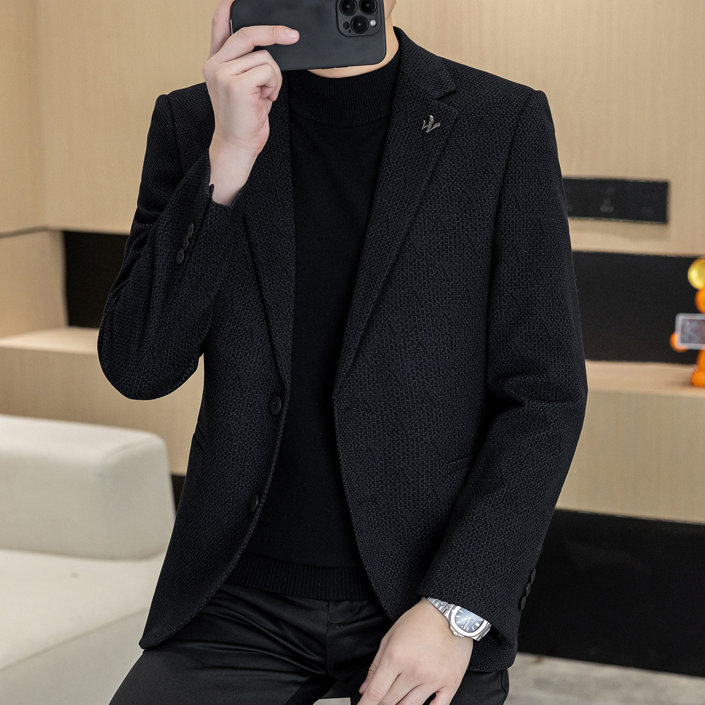 Autumn and Winter New Men's Su - Men Formal Wear Shop ulasan dan harga