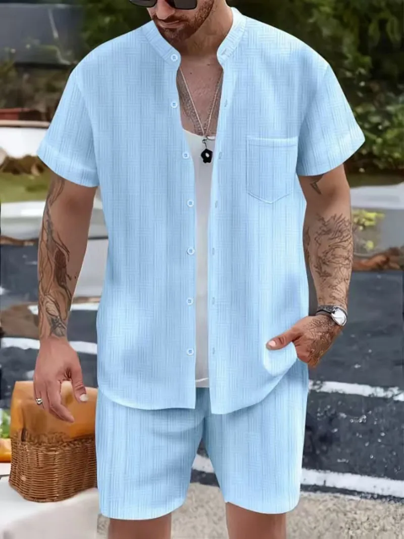 New Style Summer Men's Fashion - Men'S Formal Beach Wear ulasan dan harga