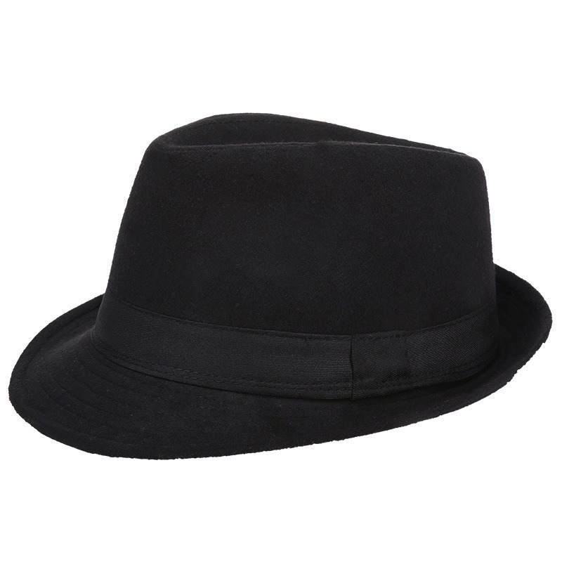 Men Autumn Winter Wool Fedora  - Men'S Vintage Formal Wear ulasan dan harga
