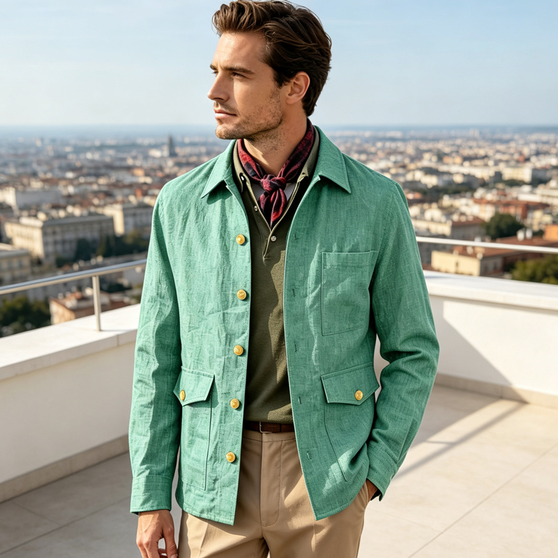 Vintage Men's Linen Jacket Lap - Men'S Vintage Formal Wear ulasan dan harga