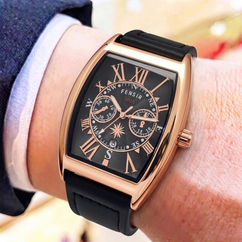 High-End Men's Watch with Barr - Men'S Vintage Formal Wear ulasan dan harga