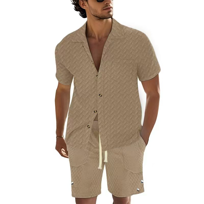Hot Sale Men's Short-Sleeved S - Men'S Formal Beach Wear ulasan dan harga
