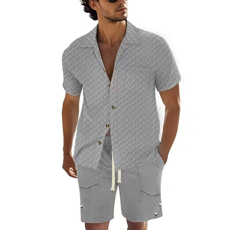 Hot Sale Men's Short-Sleeved S - Men'S Formal Beach Wear ulasan dan harga