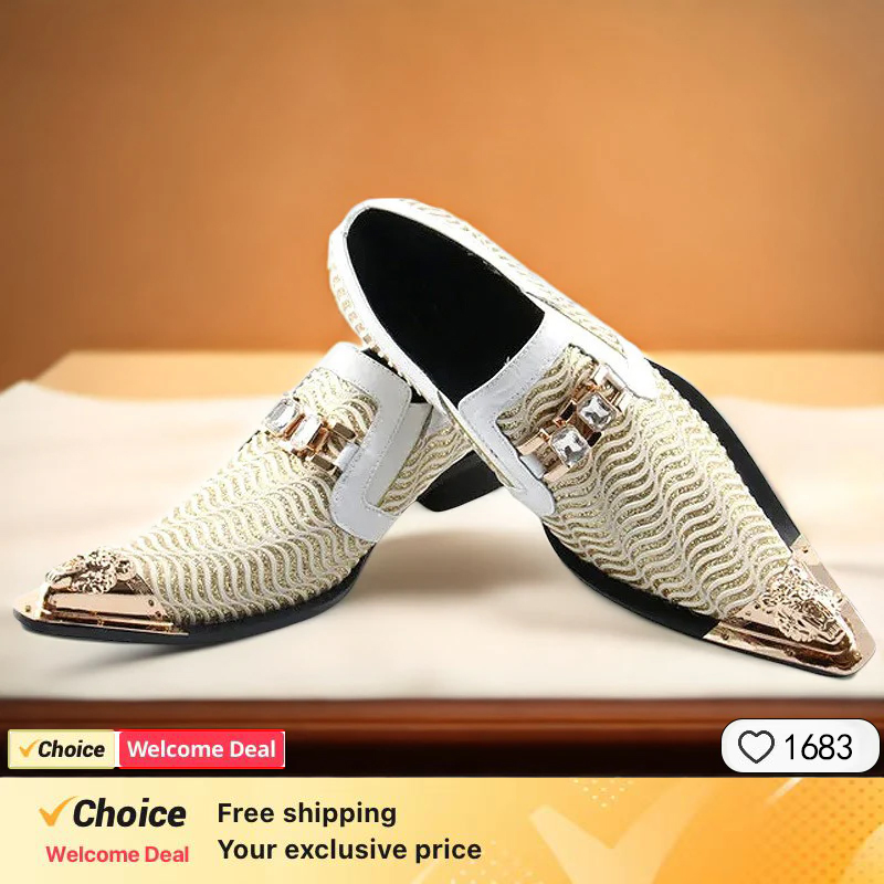 Spring and Autumn Crocodile Li - Men'S Formal Party Wear Shoes ulasan dan harga